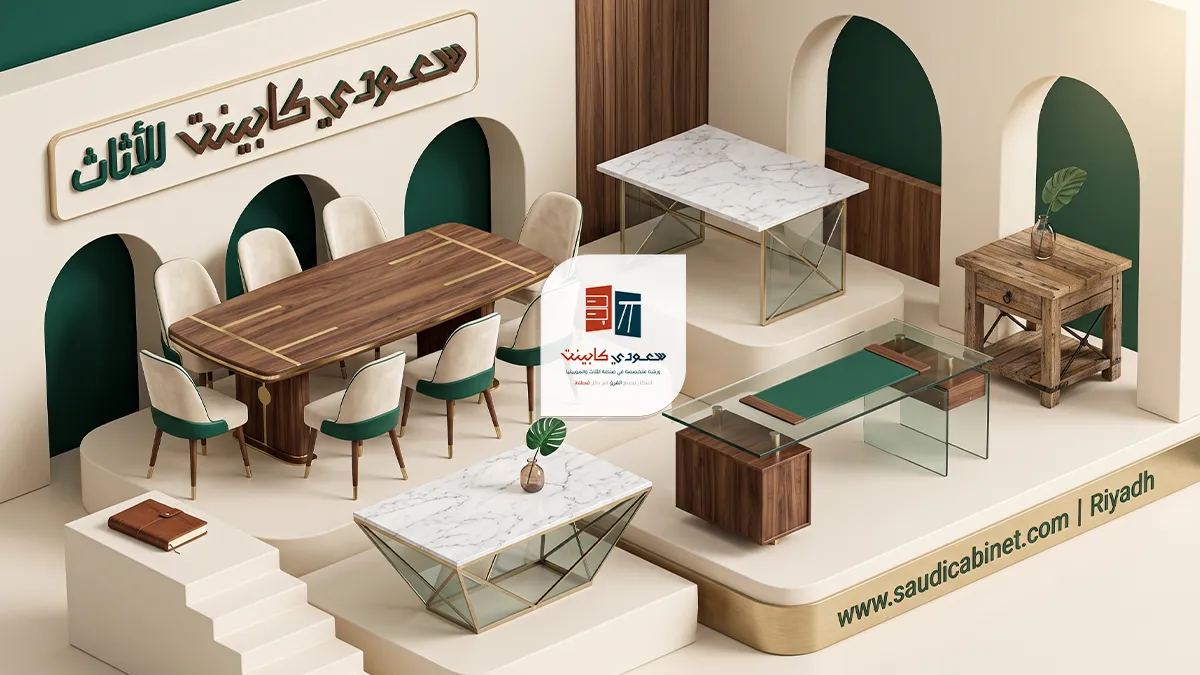 مصنع سعودي كابينت للأثاث والطاولات بالرياض